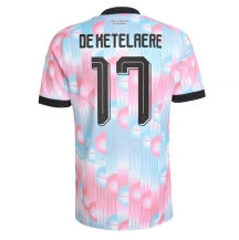 Maillot de football Réplique Belgium Charles De Ketelaere #17 Extérieur Mondial 2026 Manche Courte