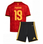 Maillot de football Réplique Belgium Diego Moreira #19 Domicile Enfant Mondial 2026 Manche Courte (+ Pantalon court)