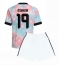 Maillot de football Réplique Belgium Diego Moreira #19 Extérieur Enfant Mondial 2026 Manche Courte (+ Pantalon court)