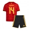 Maillot de football Réplique Belgium Dodi Lukebakio #14 Domicile Enfant Mondial 2026 Manche Courte (+ Pantalon court)