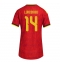 Maillot de football Réplique Belgium Dodi Lukebakio #14 Domicile Femme Mondial 2026 Manche Courte