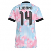 Maillot de football Réplique Belgium Dodi Lukebakio #14 Extérieur Femme Mondial 2026 Manche Courte