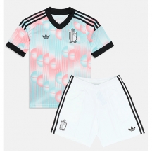 Maillot de football Réplique Belgium Extérieur Enfant Mondial 2026 Manche Courte (+ Pantalon court)