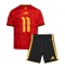Maillot de football Réplique Belgium Jeremy Doku #11 Domicile Enfant Mondial 2026 Manche Courte (+ Pantalon court)
