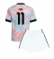 Maillot de football Réplique Belgium Jeremy Doku #11 Extérieur Enfant Mondial 2026 Manche Courte (+ Pantalon court)
