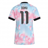 Maillot de football Réplique Belgium Jeremy Doku #11 Extérieur Femme Mondial 2026 Manche Courte