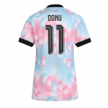 Maillot de football Réplique Belgium Jeremy Doku #11 Extérieur Femme Mondial 2026 Manche Courte