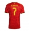 Maillot de football Réplique Belgium Kevin De Bruyne #7 Domicile Mondial 2026 Manche Courte
