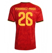Maillot de football Réplique Belgium Matias Fernandez-Pardo #26 Domicile Mondial 2026 Manche Courte