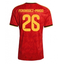 Maillot de football Réplique Belgium Matias Fernandez-Pardo #26 Domicile Mondial 2026 Manche Courte