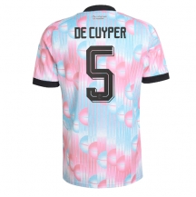 Maillot de football Réplique Belgium Maxim De Cuyper #5 Extérieur Mondial 2026 Manche Courte