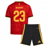 Maillot de football Réplique Belgium Michy Batshuayi #23 Domicile Enfant Mondial 2026 Manche Courte (+ Pantalon court)