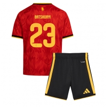 Maillot de football Réplique Belgium Michy Batshuayi #23 Domicile Enfant Mondial 2026 Manche Courte (+ Pantalon court)