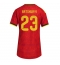 Maillot de football Réplique Belgium Michy Batshuayi #23 Domicile Femme Mondial 2026 Manche Courte
