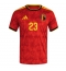 Maillot de football Réplique Belgium Michy Batshuayi #23 Domicile Mondial 2026 Manche Courte