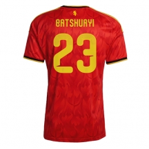 Maillot de football Réplique Belgium Michy Batshuayi #23 Domicile Mondial 2026 Manche Courte