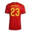 Maillot de football Réplique Belgium Michy Batshuayi #23 Domicile Mondial 2026 Manche Courte