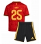 Maillot de football Réplique Belgium Nathan Ngoy #25 Domicile Enfant Mondial 2026 Manche Courte (+ Pantalon court)