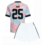Maillot de football Réplique Belgium Nathan Ngoy #25 Extérieur Enfant Mondial 2026 Manche Courte (+ Pantalon court)