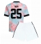 Maillot de football Réplique Belgium Nathan Ngoy #25 Extérieur Enfant Mondial 2026 Manche Courte (+ Pantalon court)