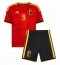 Maillot de football Réplique Belgium Romelu Lukaku #9 Domicile Enfant Mondial 2026 Manche Courte (+ Pantalon court)