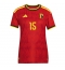 Maillot de football Réplique Belgium Thomas Meunier #15 Domicile Femme Mondial 2026 Manche Courte