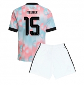 Maillot de football Réplique Belgium Thomas Meunier #15 Extérieur Enfant Mondial 2026 Manche Courte (+ Pantalon court)