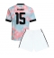 Maillot de football Réplique Belgium Thomas Meunier #15 Extérieur Enfant Mondial 2026 Manche Courte (+ Pantalon court)