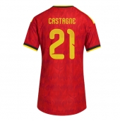 Maillot de football Réplique Belgium Timothy Castagne #21 Domicile Femme Mondial 2026 Manche Courte