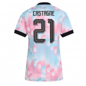Maillot de football Réplique Belgium Timothy Castagne #21 Extérieur Femme Mondial 2026 Manche Courte