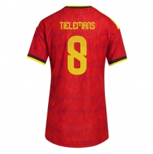 Maillot de football Réplique Belgium Youri Tielemans #8 Domicile Femme Mondial 2026 Manche Courte