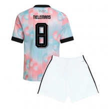 Maillot de football Réplique Belgium Youri Tielemans #8 Extérieur Enfant Mondial 2026 Manche Courte (+ Pantalon court)