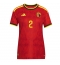 Maillot de football Réplique Belgium Zeno Debast #2 Domicile Femme Mondial 2026 Manche Courte