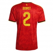 Maillot de football Réplique Belgium Zeno Debast #2 Domicile Mondial 2026 Manche Courte