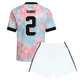 Maillot de football Réplique Belgium Zeno Debast #2 Extérieur Enfant Mondial 2026 Manche Courte (+ Pantalon court)