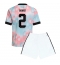 Maillot de football Réplique Belgium Zeno Debast #2 Extérieur Enfant Mondial 2026 Manche Courte (+ Pantalon court)