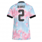 Maillot de football Réplique Belgium Zeno Debast #2 Extérieur Femme Mondial 2026 Manche Courte