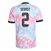 Maillot de football Réplique Belgium Zeno Debast #2 Extérieur Mondial 2026 Manche Courte