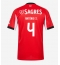 Maillot de football Réplique Benfica Antonio Silva #4 Domicile 2025-26 Manche Courte