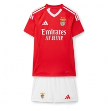 Maillot de football Réplique Benfica Domicile Enfant 2024-25 Manche Courte (+ Pantalon court)