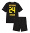 Maillot de football Réplique Borussia Dortmund Daniel Svensson #24 Extérieur Enfant 2026-27 Manche Courte (+ Pantalon court)