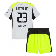 Maillot de football Réplique Borussia Dortmund Emre Can #23 Extérieur Enfant 2025-26 Manche Courte (+ Pantalon court)