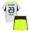 Maillot de football Réplique Borussia Dortmund Emre Can #23 Extérieur Enfant 2025-26 Manche Courte (+ Pantalon court)