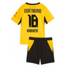 Maillot de football Réplique Borussia Dortmund Ethan Nwaneri #18 Domicile Enfant 2026-27 Manche Courte (+ Pantalon court)