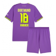 Maillot de football Réplique Borussia Dortmund Ethan Nwaneri #18 Troisième Enfant 2026-27 Manche Courte (+ Pantalon court)