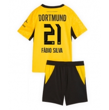 Maillot de football Réplique Borussia Dortmund Fabio Silva #21 Domicile Enfant 2026-27 Manche Courte (+ Pantalon court)
