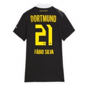 Maillot de football Réplique Borussia Dortmund Fabio Silva #21 Extérieur Femme 2026-27 Manche Courte