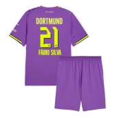 Maillot de football Réplique Borussia Dortmund Fabio Silva #21 Troisième Enfant 2026-27 Manche Courte (+ Pantalon court)