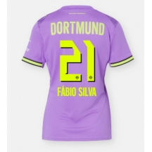 Maillot de football Réplique Borussia Dortmund Fabio Silva #21 Troisième Femme 2026-27 Manche Courte
