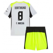 Maillot de football Réplique Borussia Dortmund Felix Nmecha #8 Extérieur Enfant 2025-26 Manche Courte (+ Pantalon court)